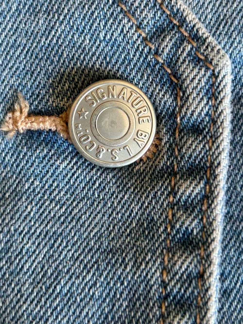Levi Strauss & Co. Signature Denim Vest - Light Blue - Picture 6 of 6